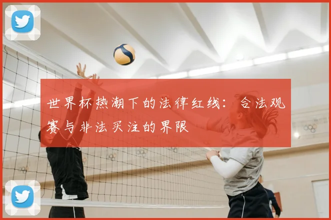 世界杯热潮下的法律红线：合法观赛与非法买注的界限