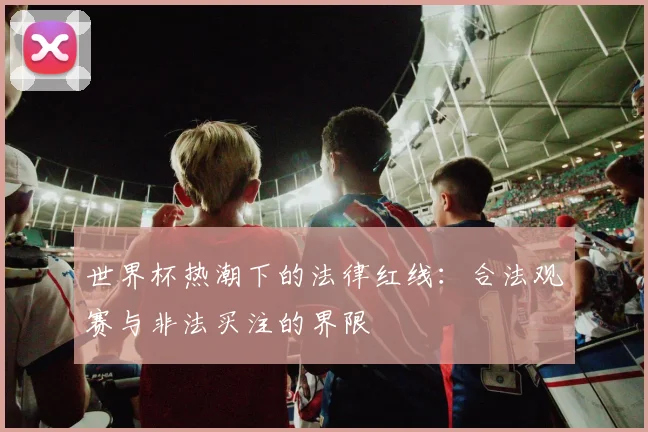 世界杯热潮下的法律红线：合法观赛与非法买注的界限