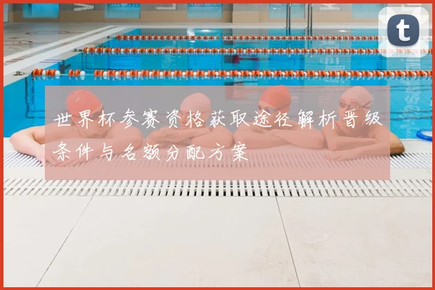 世界杯参赛资格获取途径解析晋级条件与名额分配方案